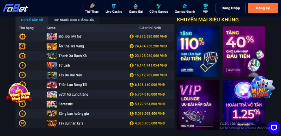 Khuyến mãi thành viên mới sv3888 casino